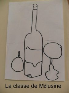 nature morte esquisse