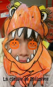 masque de dinosaures