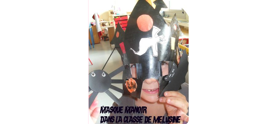 Gabarit du masque manoir hanté