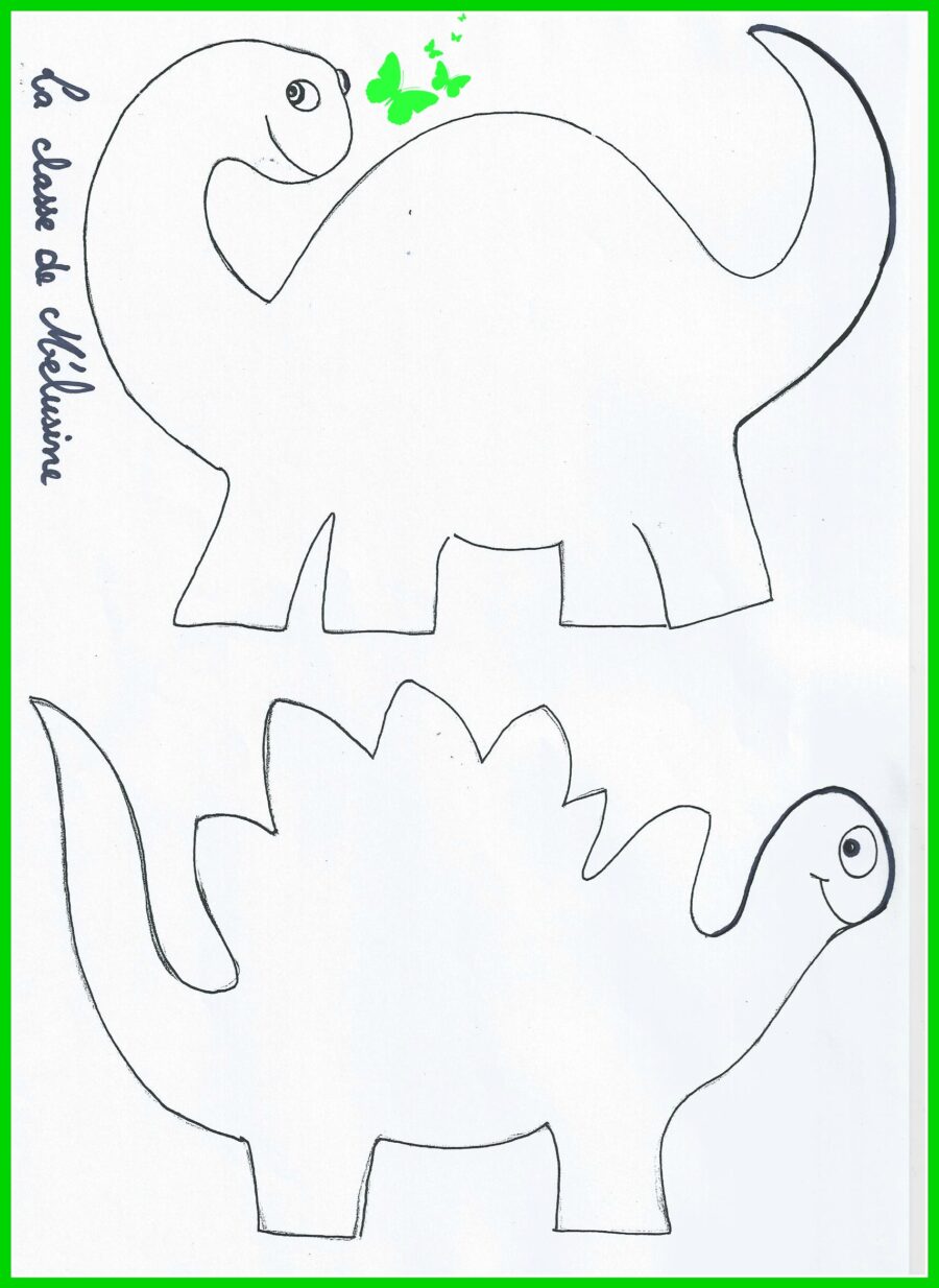 Gabarits dinosaures pour portemanteaux
