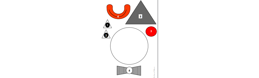 Jeu numéro de clown