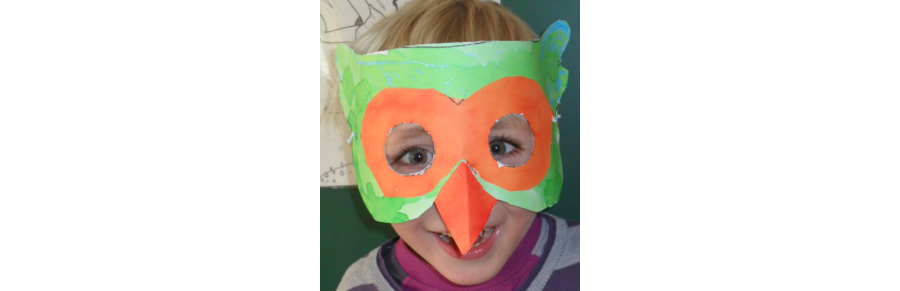 Gabarit masque hibou