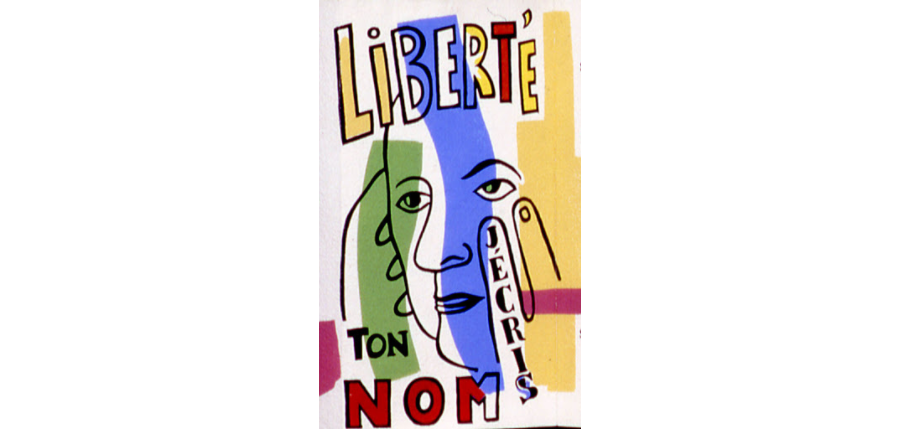 Les documents du projet liberté: paroles d'Eluard, affiche de Léger, feuille-support élève