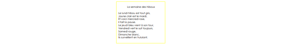 La semaine des hiboux