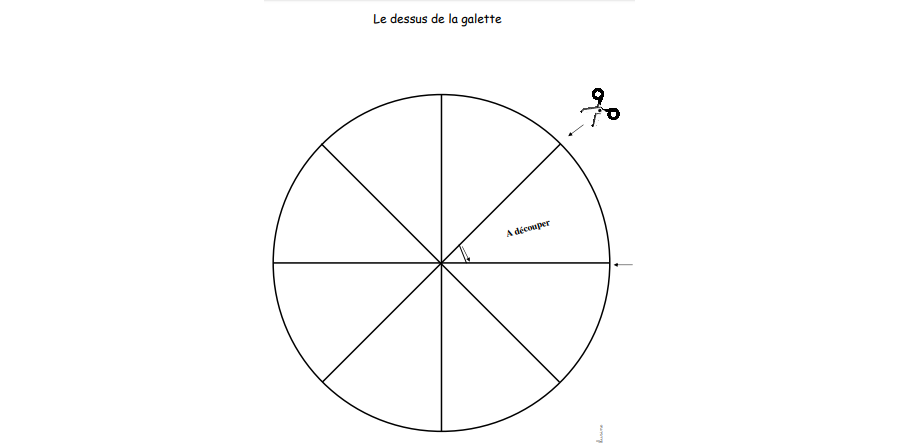 Galette du roi Loup à compter